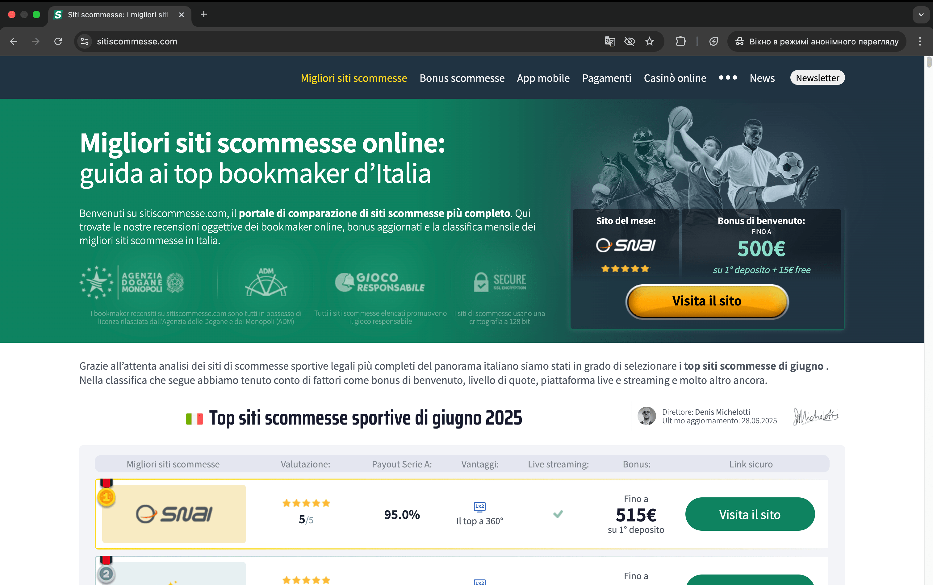 Casino Review Site