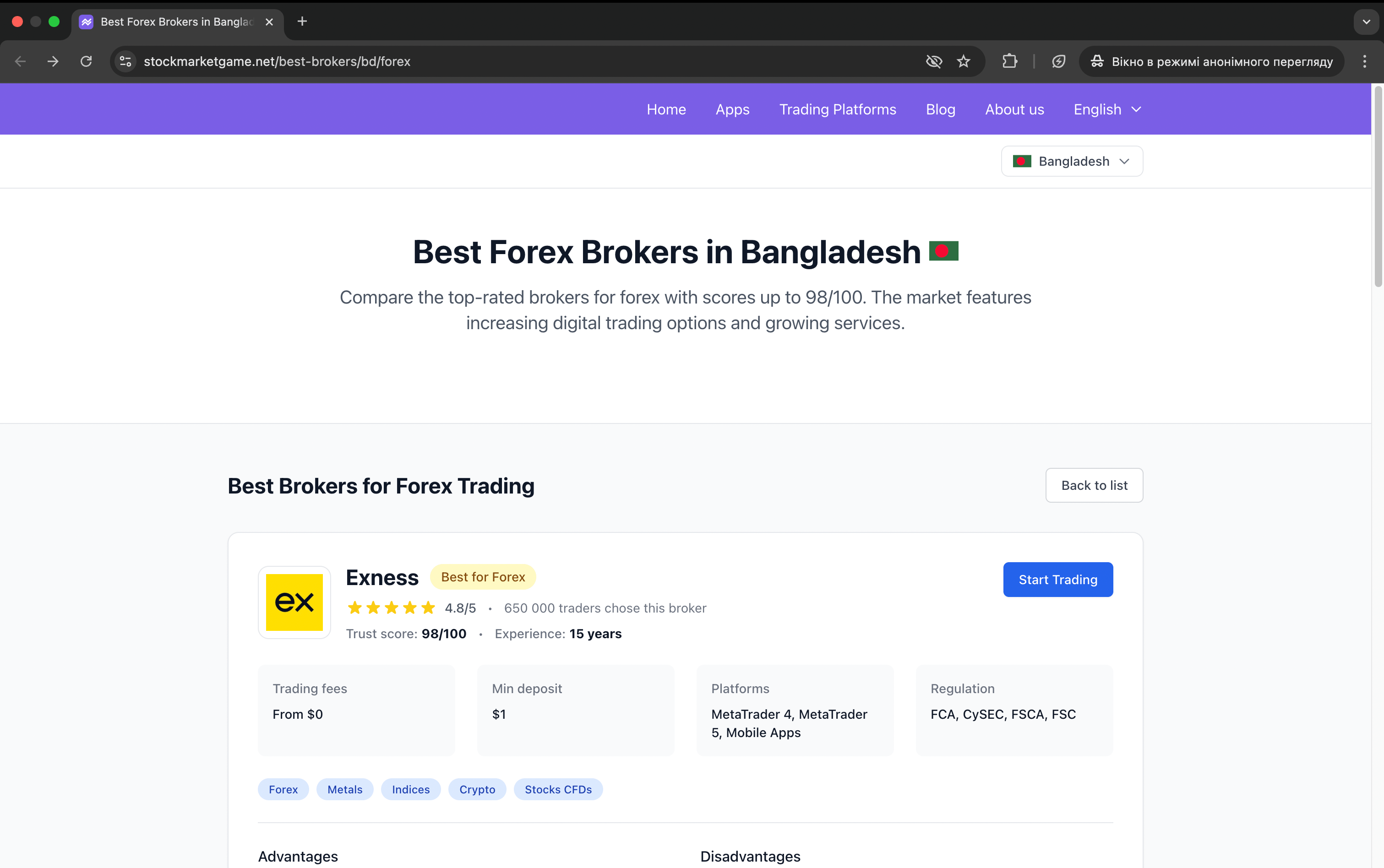 Forex Review Site